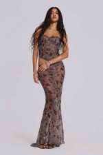 Cibelle Chiffon Corset Top - Image 2