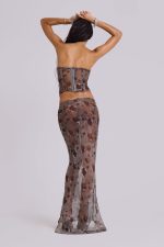 Cibelle Chiffon Corset Top - Image 4