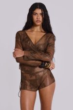 Celina Wrap Top - Image 2