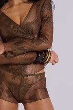 Celina Sheer Mini Shorts - Image 7