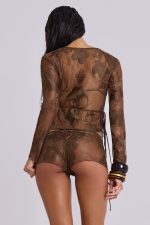 Celina Sheer Mini Shorts - Image 4