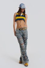 League Cropped Rugby Vest - Image 6