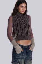 Nixa Sleeveless Knit Top - Image 6