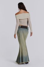 Chelsea Denim Maxi Skirt - Image 3