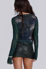 Mixa Long Sleeve Floral Top - Image 3