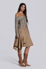 Emra Off The Shoulder Shirt - Image 11