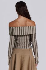 Emra Off The Shoulder Shirt - Image 3