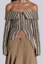Emra Off The Shoulder Shirt - Image 2