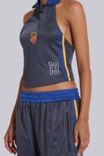 Pitchside Football Halter Polo Top - Image 5