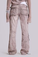 Ara Low-Rise Washed Cargo Trousers - Image 14