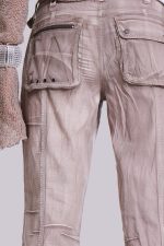 Ara Low-Rise Washed Cargo Trousers - Image 13