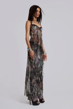 Snake Laced Mesh Trousers - Image 3