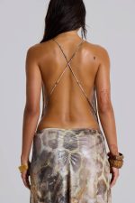 Sedona Metallic Leopard Maxi Dress - Image 4