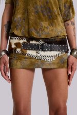 Kena Whipstitch Cow Belt - Image 2