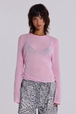 Pink Mist Long Sleeve Top - Image 7