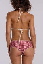 Freda Gingham Mini Short Bikini Bottoms - Image 10
