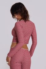 Freda Gingham Swim Capri Trousers - Image 14