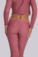 Freda Gingham Swim Capri Trousers - Image 11