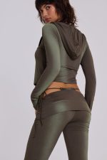 Tacha Fold Over Ombré Trousers - Image 8