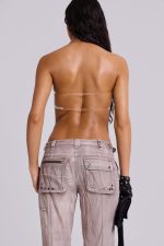 Censored PU Leather Bralette Top - Image 2