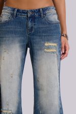 Hunter Loose Straight Leg Jeans in Blue Wash - Image 5