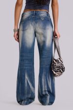 Hunter Loose Straight Leg Jeans in Blue Wash - Image 2