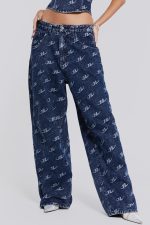 Monogram Baggy Jeans - Image 3