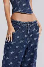 Monogram Baggy Jeans - Image 2