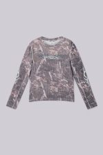 Woodland Camo Tattoo Applique Top - Image 3