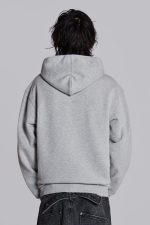 Open Casting Grey Marl Hoodie - Image 4