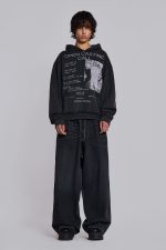 Open Casting Black Hoodie - Image 2