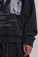 Open Casting Black Hoodie - Image 8