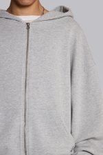 Grey Oversized Monster Hoodie - Image 4