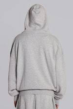 Grey Oversized Monster Hoodie - Image 6