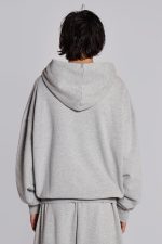 Grey Oversized Monster Hoodie - Image 7