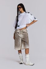 Sand Oil Wash Colossus Jorts - Image 2