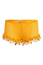 Canary Knit Shorts with Beaded Trim - Image 10
