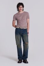 NTRLS Taupe Rib Tee - Image 2