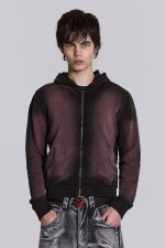 Deep Red Fade Mini Monster Hoodie - Image 2