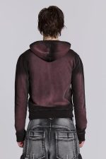 Deep Red Fade Mini Monster Hoodie - Image 4