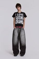 Black White Wash XL Colossus Jeans - Image 2