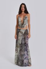 Asteria Panelled Maxi Skirt - Image 2