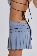 Sienna Knitted Studded Tie Mini Dress - Image 6
