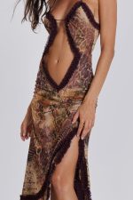 Fatale Maxi Dress in Sunrose - Image 8