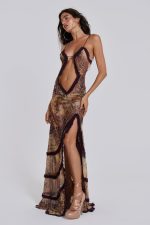 Fatale Maxi Dress in Sunrose - Image 4