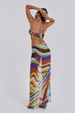 Oliana Draped Maxi Dress - Image 2