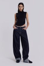 Sonic Embroidered Baggy Jeans - Image 4