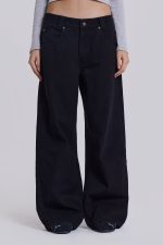 Solid Black Colossus Jeans - Image 2