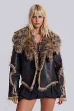 Seone Faux Fur Jacket - Image 2