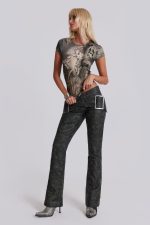 Assassin Faux Leather Trousers - Image 4